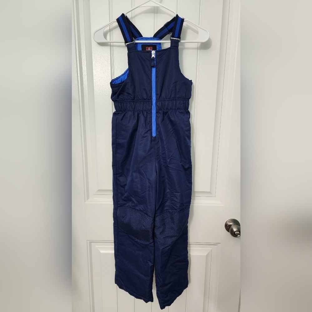 Swiss Tech Youth Snow Bibs, Navy Blue, Size Small (6/7)